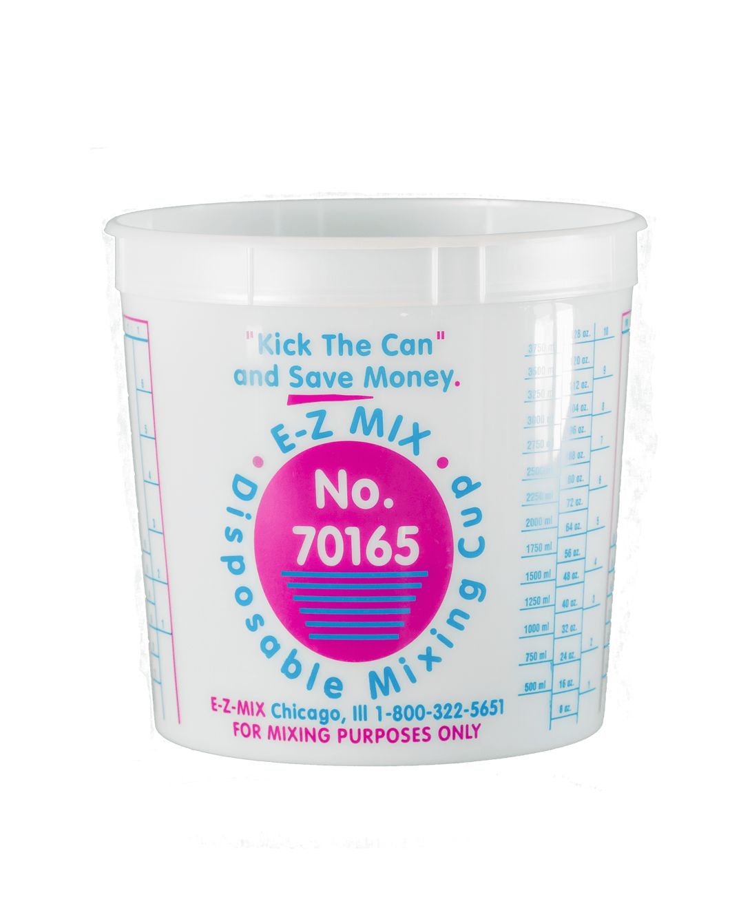 E Z Mix 70165 - 5 Quart Plastic Mixing Cups, Box of 25