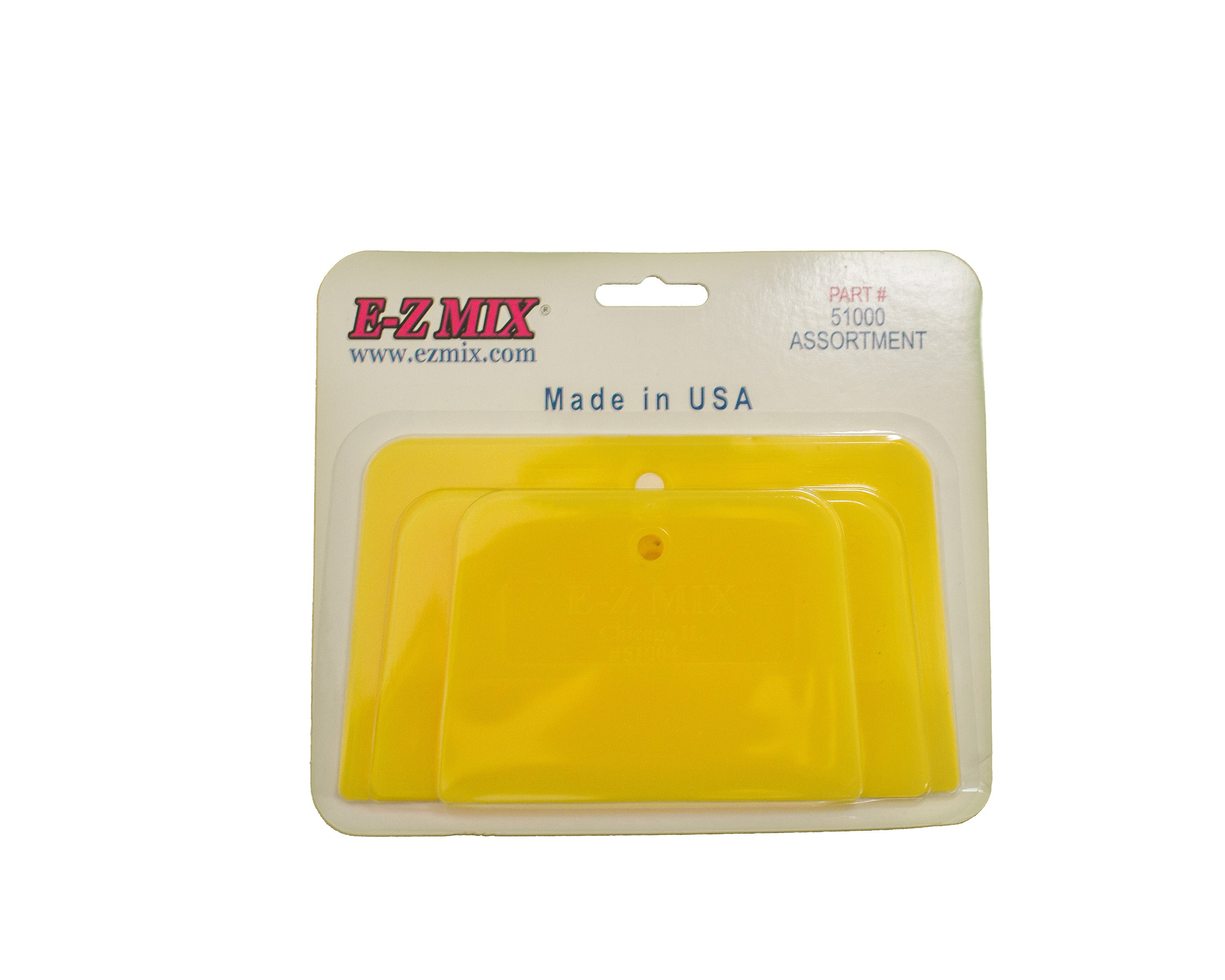 E-Z Mix 4 Plastic Body Filler/Glaze Spreaders 51004 - 100 Qty.